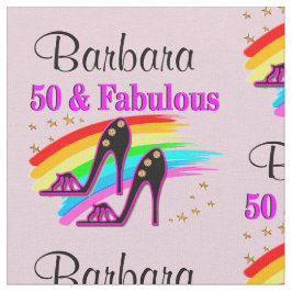 PINK PERSONALISIERT 50 UND FABRIK STOFF