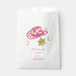 Pink Personalisiert Cowgirl Hat Country Bacheloret Geschenktütchen