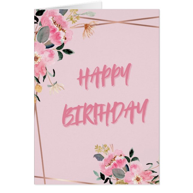 Pink Petals Birthday (Vorne)