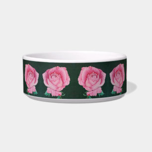 Pink Petals Medium Pet Bowl Napf