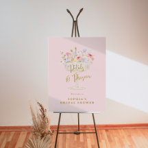 Pink Petals Prosecco Garden Brautparty Willkommen