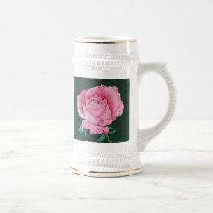 Pink Petals Stein Bierglas