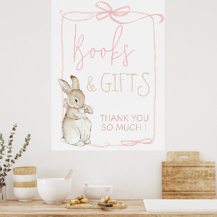 Pink Peter der Rabbit Beatrix Potter Bücher Gesche Poster