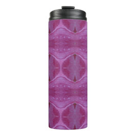 Pink Petunia Ikat 4 Thermosbecher