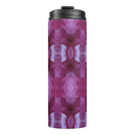 Pink Petunia Ikat Thermosbecher