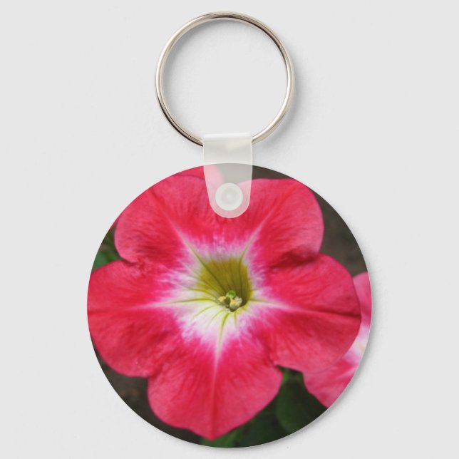 Pink Petunia Schlüsselanhänger (Vorderseite)