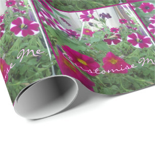 Pink Petunias Geschenkpapier