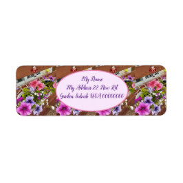 Pink Petunias Lila Blume Hütte Gartenanlage