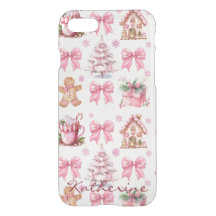 Pink Phone Case| Niedliche Wintertelefonabdeckung