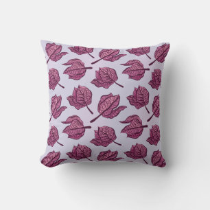 Pink Physalis Blume Muster Pastel Botanisch Kissen