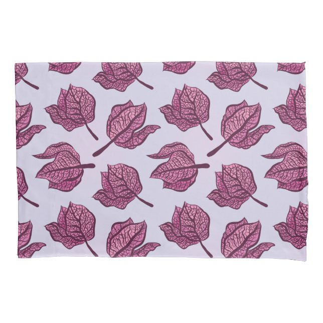 Pink Physalis Blume Muster Pastel Botanisch Kissenbezug (Vorderseite)
