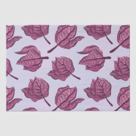 Pink Physalis Blume Muster Pastel Botanisch Seidenpapier