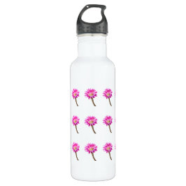 Pink Piazza Kaktus Blume in Blüte Edelstahlflasche