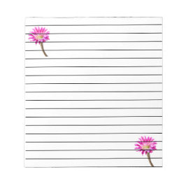 Pink Piazza Kaktus Blume in Blüte Notizblock