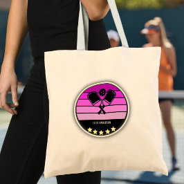 Pink Pickleball Paddle Tote Bag Tragetasche