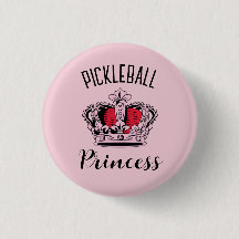 Pink Pickleball Princess Crown