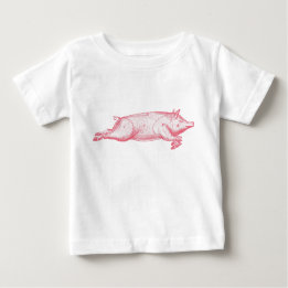 Pink Pig Baby T-shirt