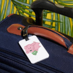 Pink Pig Holding Cash Giving Thumbs Up Gepäckanhänger<br><div class="desc">Travel in style and attract good fortune with this rich pink pig luggage tag. Featuring a winking cartoon character holding a stack of money and giving a thumbs up, this tag makes your suitcase or bag easy to identify on the carousel. It is a perfect travel accessory for business trips...</div>