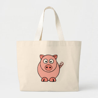 Pink Pig Jumbo Stoffbeutel