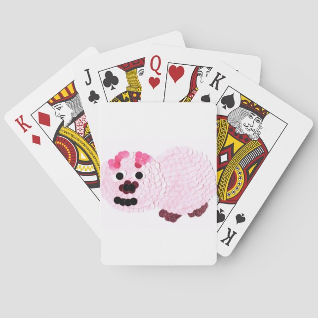 Pink Pig Spielkarten (Rückseite)