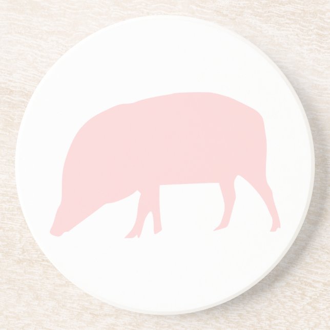 Pink Pig Untersetzer (Vorne)
