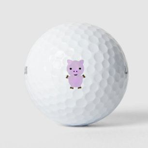 Pink Piggy Golfball