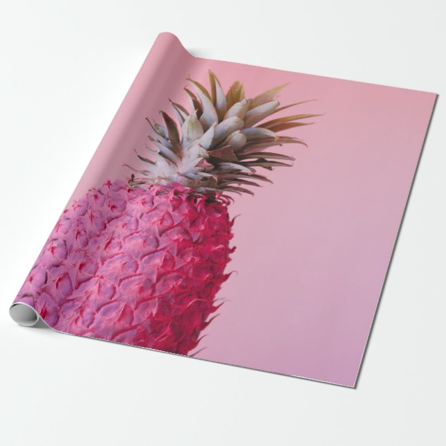 PINK PINEAPPLE GESCHENKPAPIER (Ungerollt)