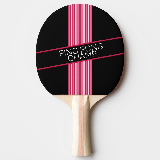 Pink Ping Pong Champ Paddel Tischtennis Schläger (Vorderseite)