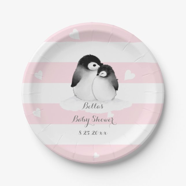 Pink Pinguin Paper Teller (Vorderseite)