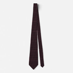 Pink-Pink-Polka-Dot Anpassbare Krawatte