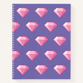 Pink Pixel Diamond Notizbuch