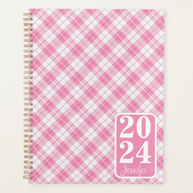 Pink Plaid with the name  Planer (Vorderseite)