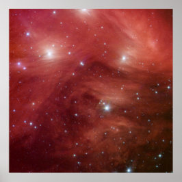 Pink Pleiades Infrared SSC2007 07b Poster