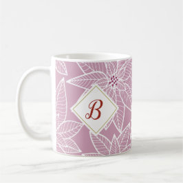 Pink Poinsettia Holiday Erste Tasse