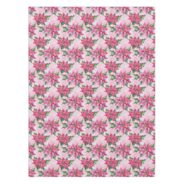 Pink Poinsettia Tischdecke