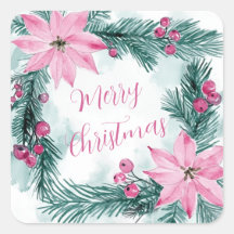 Pink Poinsettias Blumenweihnachtsfest