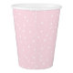 Pink Polar Bear Paper Cup Pappbecher (Rückseite)