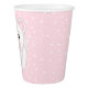 Pink Polar Bear Paper Cup Pappbecher (Rechts)
