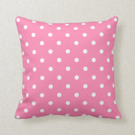 Pink Polka Dose Kissen