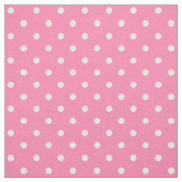 Pink Polka Dosen Fabric Stoff