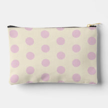 Pink Polka Dot Accessory Pouch