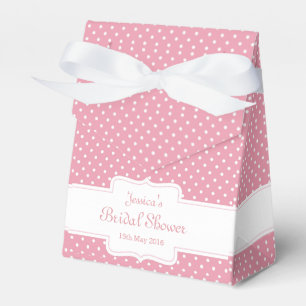 Pink Polka Dot - Brautparty Geschenkschachtel