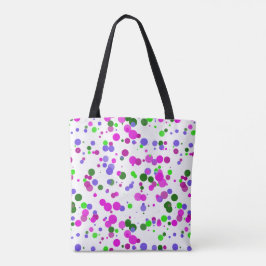 Pink Polka Dot Confetti Tasche