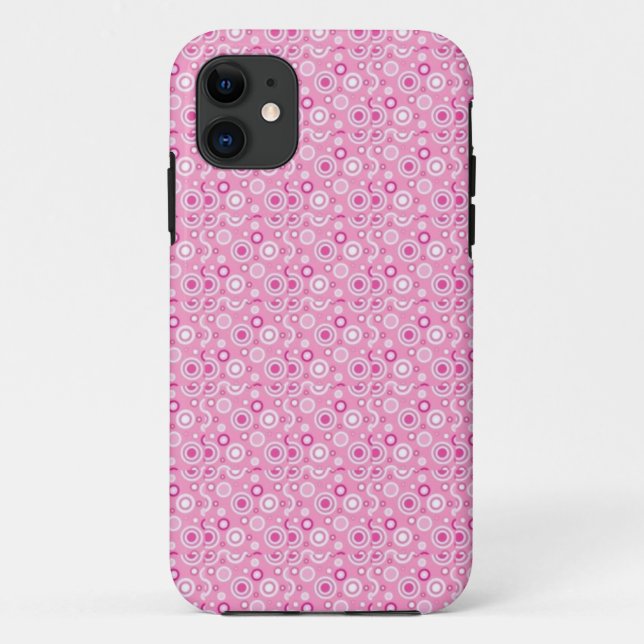 Pink Polka Dot iPhone 5 Fall Case-Mate iPhone Hülle (Rückseite)