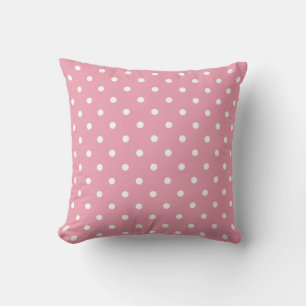 Pink Polka Dot Kissen