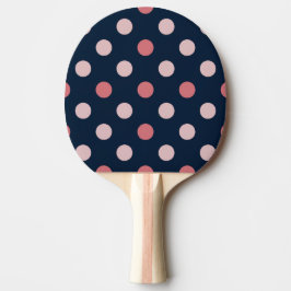 Pink Polka Dot Ping Pong Paddle Tischtennis Schläger