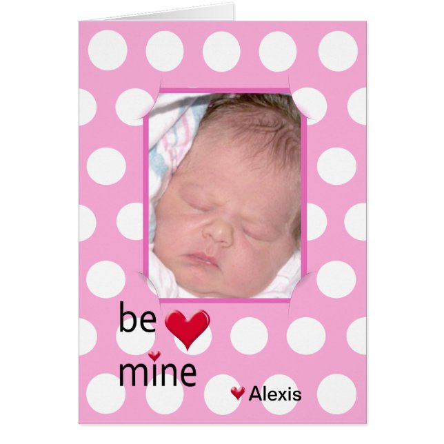 Pink Polka Dot Rahmen (Vorne)