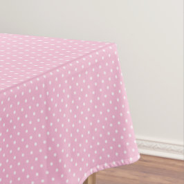 Pink Polka Dot Tischdecke