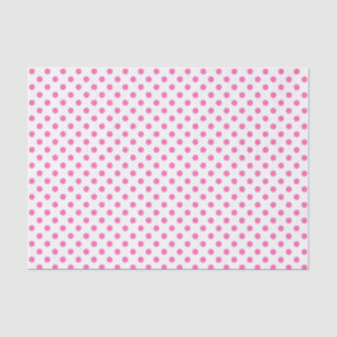 Pink Polka Dot Weißzungenpapier Seidenpapier