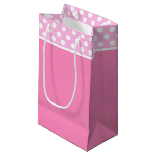 Pink Polka Dots Geschenktasche Kleine Geschenktüte